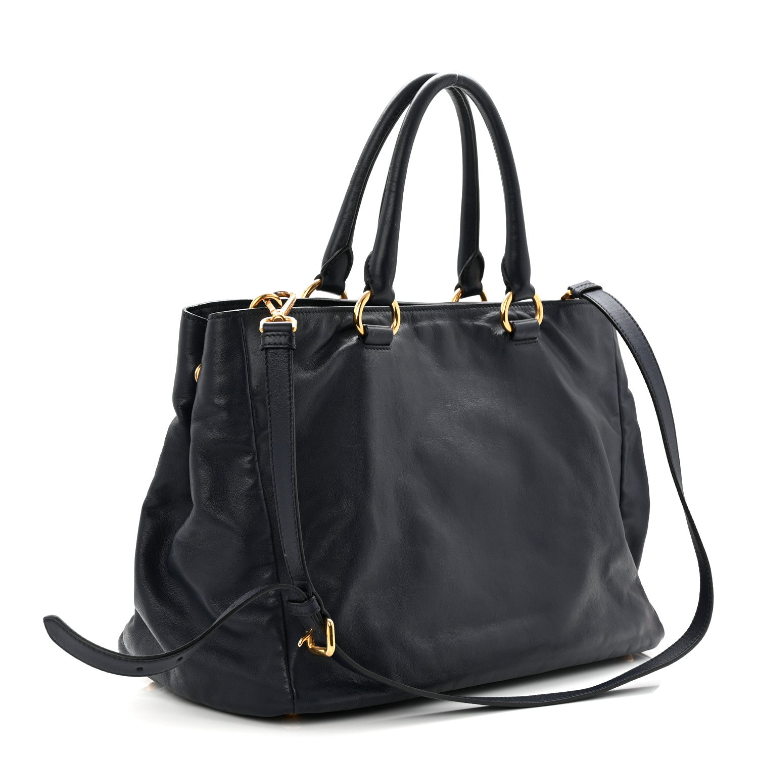 Prada Soft Calfskin Tote Baltico 3 of 10
