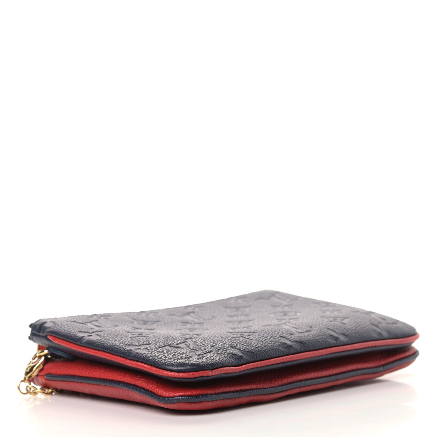 Louis Vuitton Empreinte Double Zip Pochette Marine Rouge 4 of 11