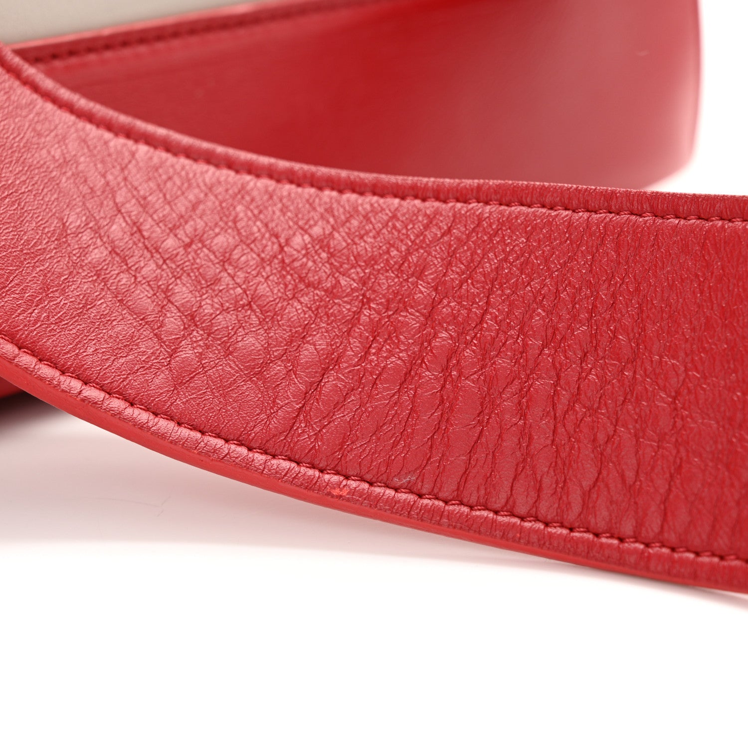 Celine Shiny Smooth Calfskin Medium Frame Shoulder Bag Poppy Red Clay 17 of 17