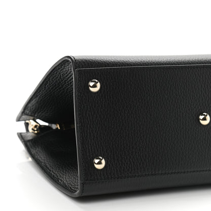 Gucci Dollar Calfskin Medium Soho Top Handle Satchel Black 9 of 10