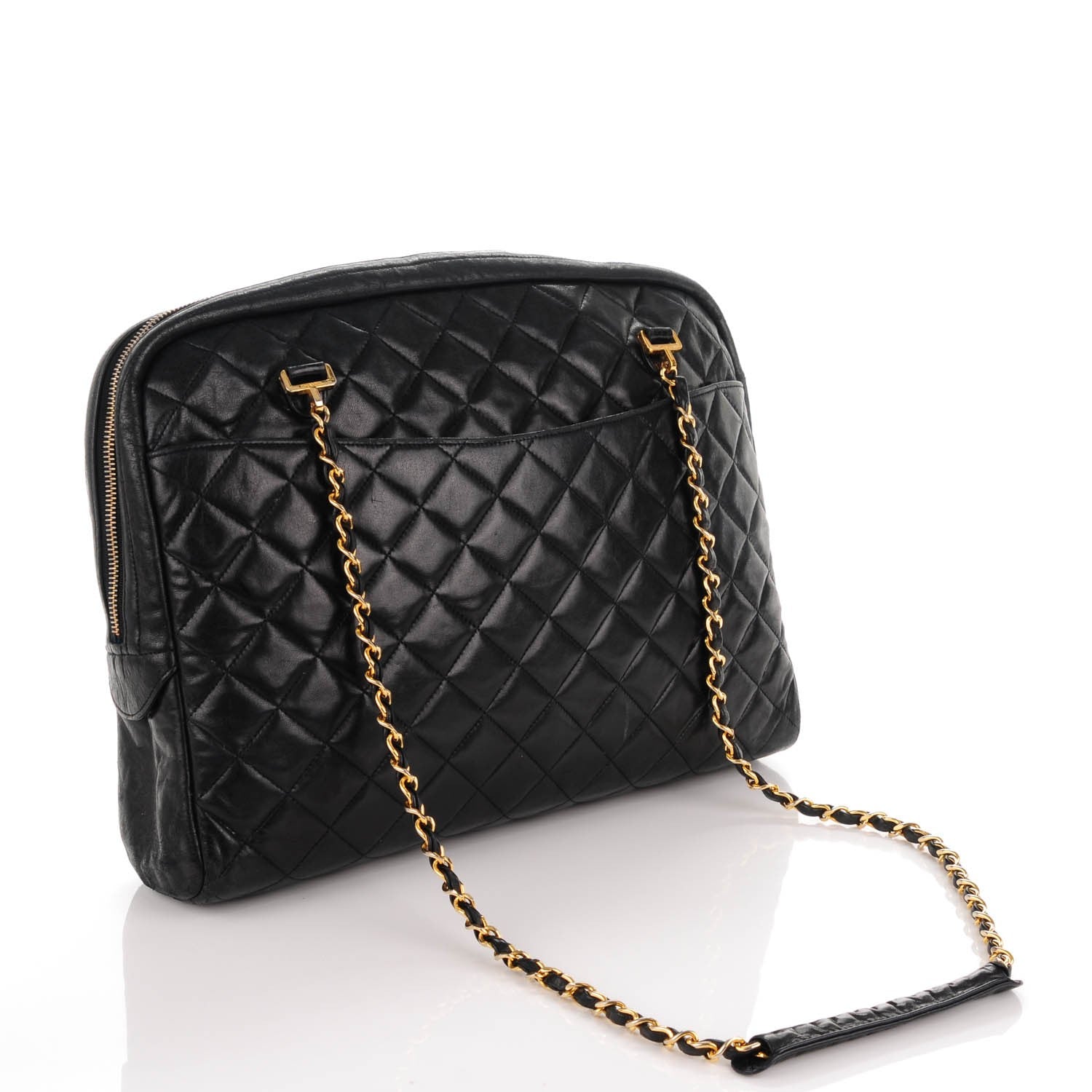 Chanel Lambskin Camera Case Black 3 of 8