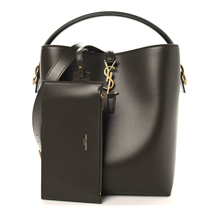 Saint Laurent Shiny Calfskin Le 37 Bucket Bag Deep Musk 2 of 10
