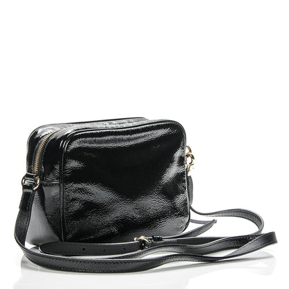 Gucci Soft Patent Small Soho Disco Bag Black 3 of 5