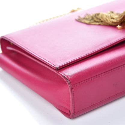 Saint Laurent Smooth Calfskin Medium Classic Monogram Kate Tassel Satchel Fuchsia 9 of 19