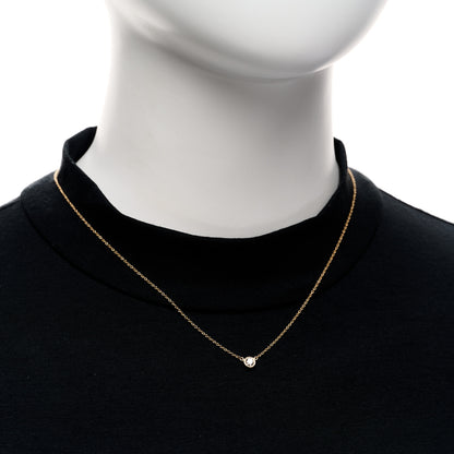 Tiffany 18K Rose Gold Diamond .21ct Elsa Peretti Diamonds by the Yard Pendant Necklace 2 of 5