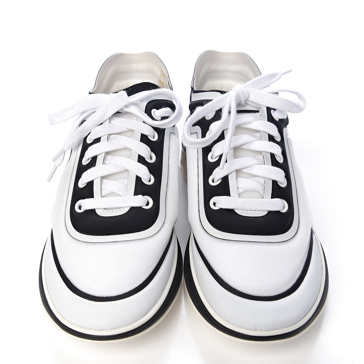 Lycra Womens CC Sneakers 38 White Black