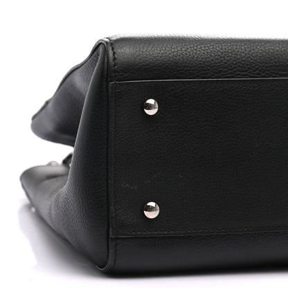 Chanel Grained Calfskin Small Neo Executive Shopper Tote Black 8 of 9