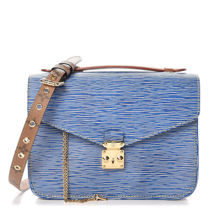 Louis Vuitton Epi Reverse Monogram Pochette Metis Denim Light 1 of 7