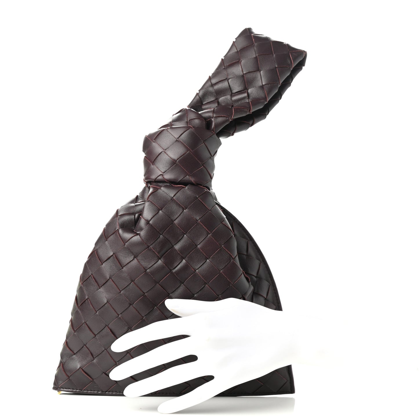 Nappa Intrecciato Mini BV Twist Grape