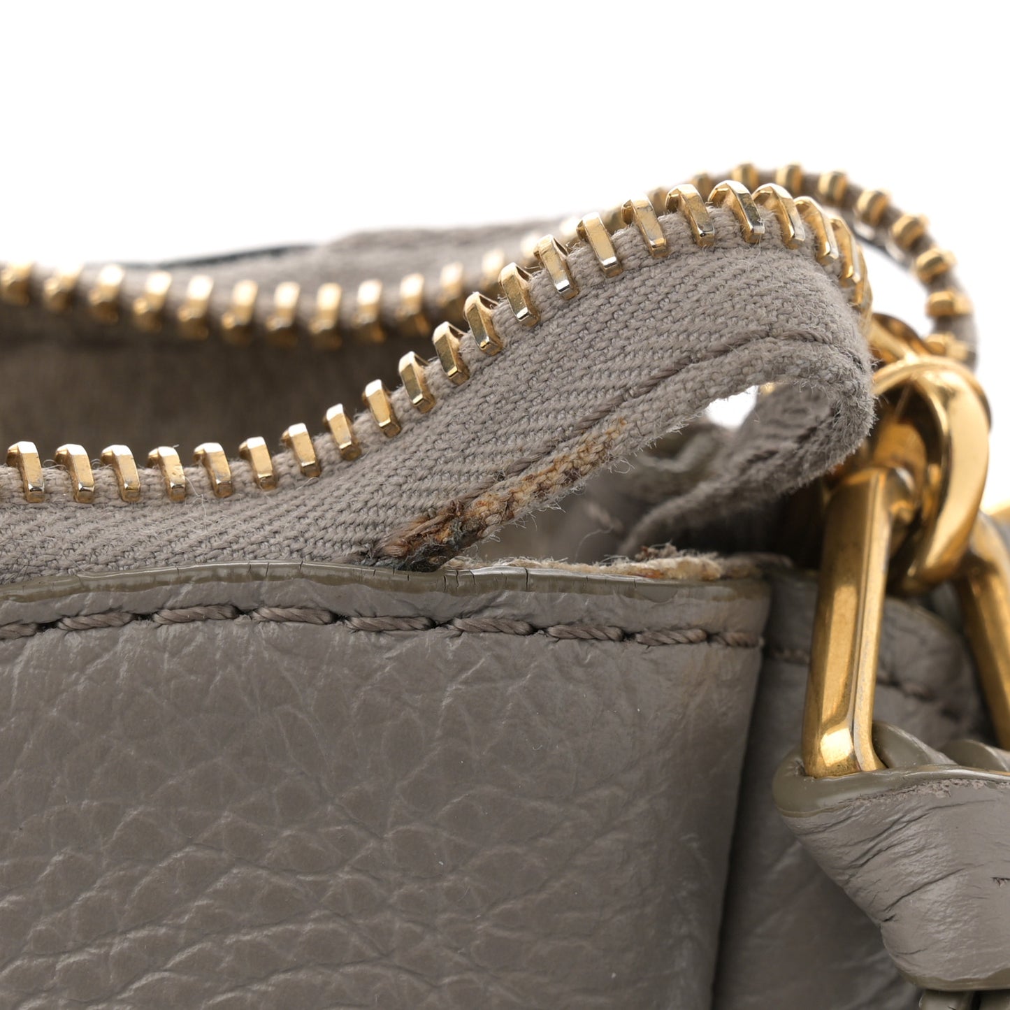 Calfskin Medium Marcie Satchel Cashmere Grey