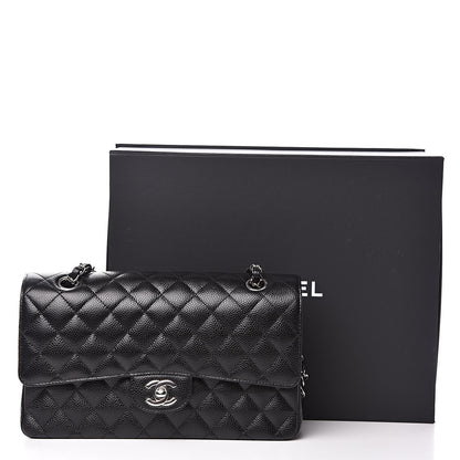 Chanel Caviar Quilted Medium Double Flap Black 12 of 12