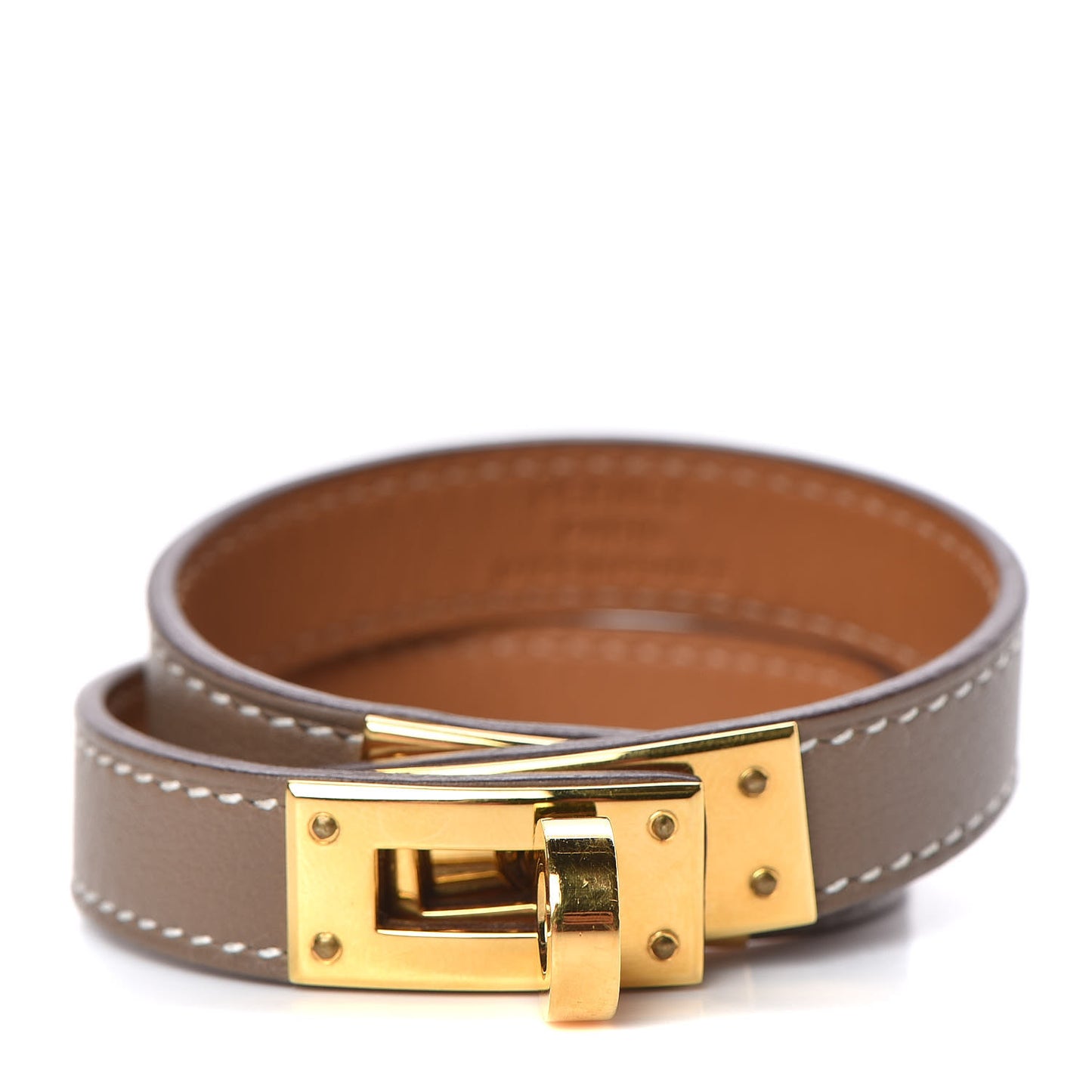 Swift Kelly Double Tour Bracelet XS Etoupe