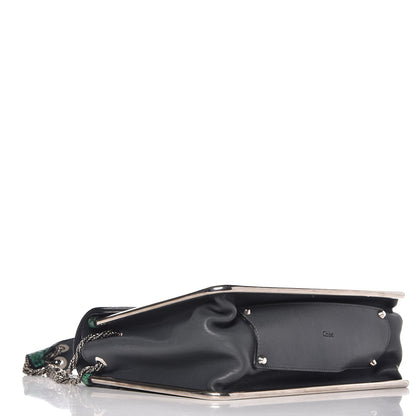Chloe Python Sally Flap Bag Green 4 of 9