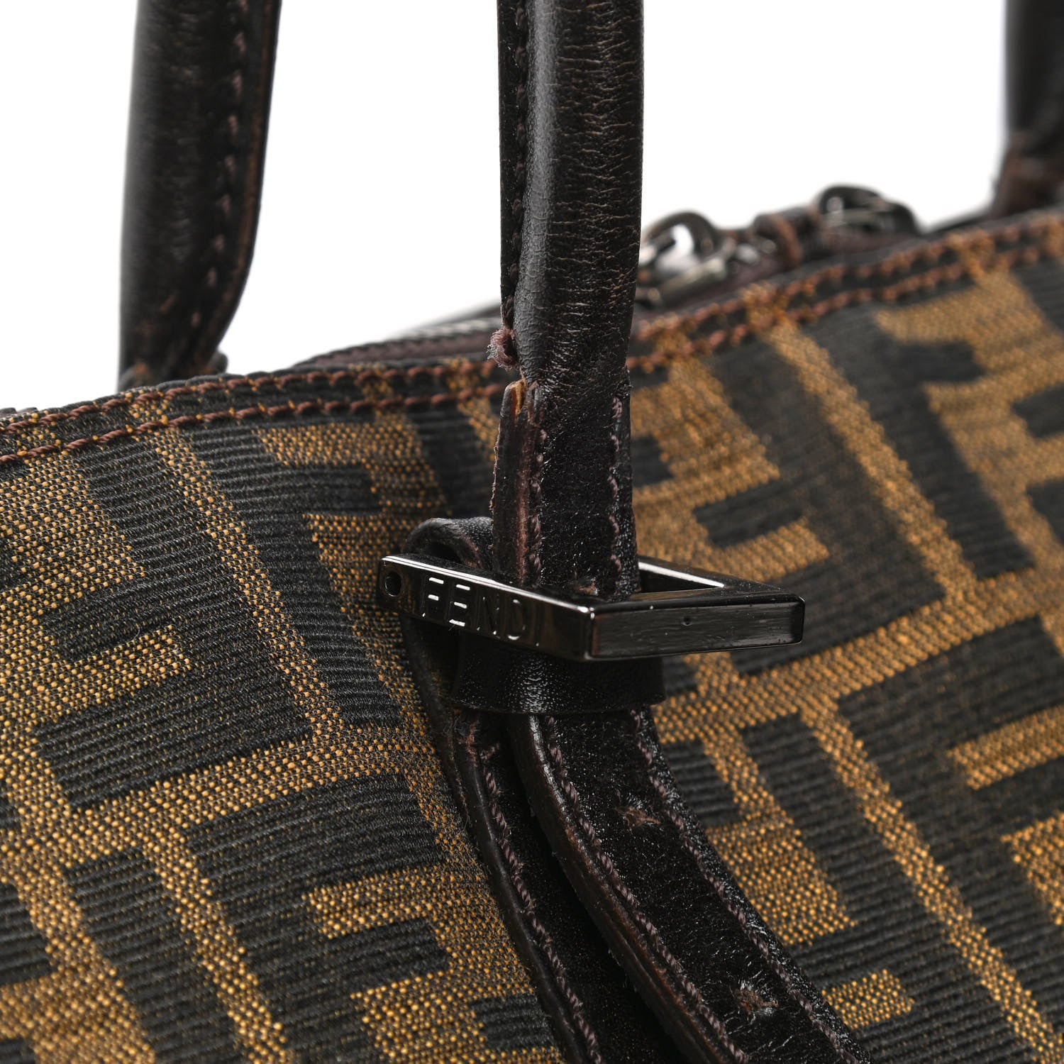 Fendi Zucca Zip Tote Tobacco 12 of 12