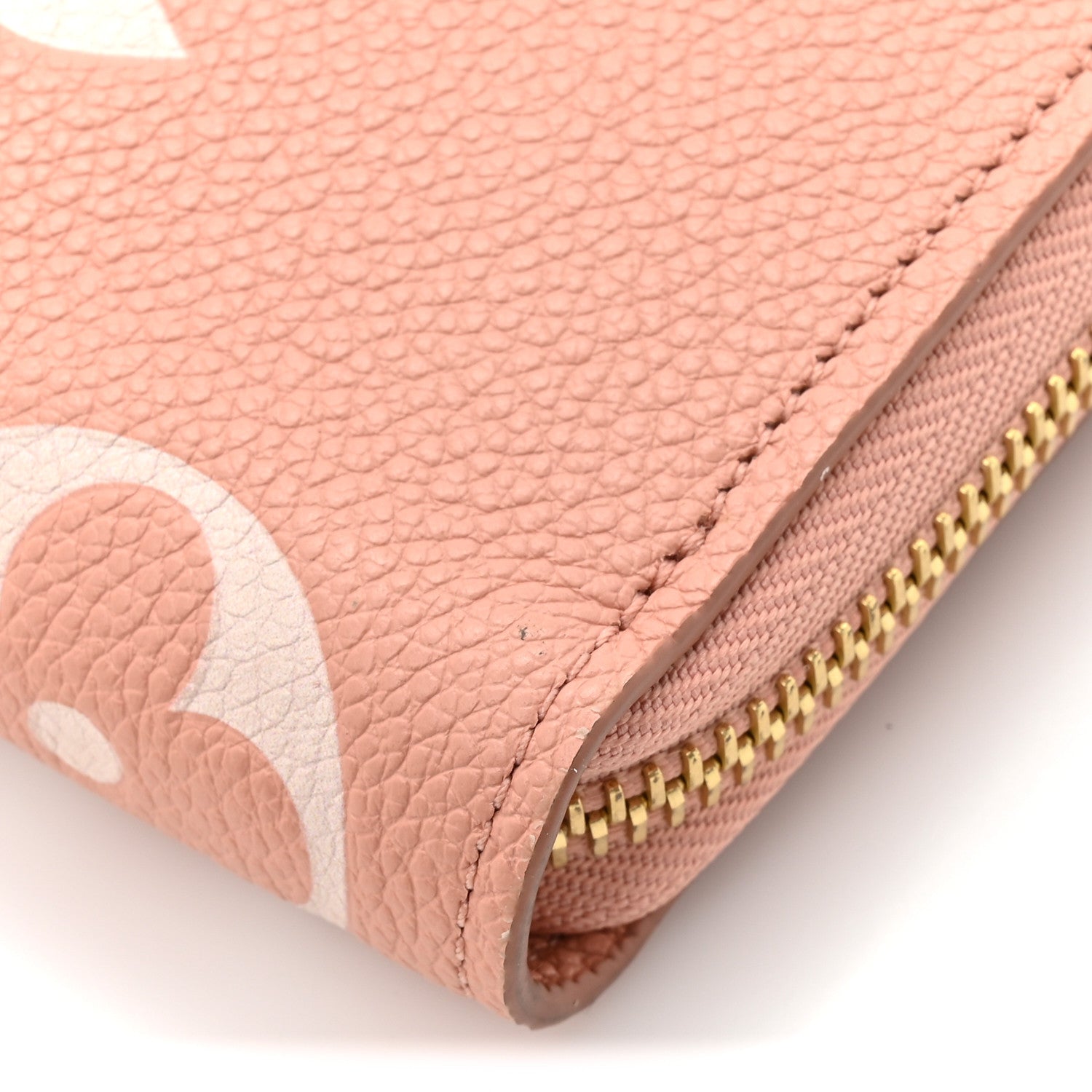 Louis Vuitton Empreinte Monogram Giant Zippy Wallet Rose Trianon Creme 9 of 9