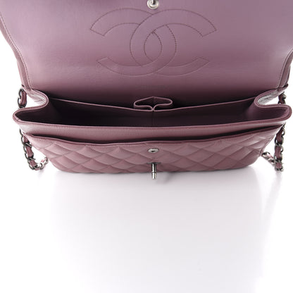 Chanel Caviar Quilted Jumbo Double Flap Pink 5 of 11
