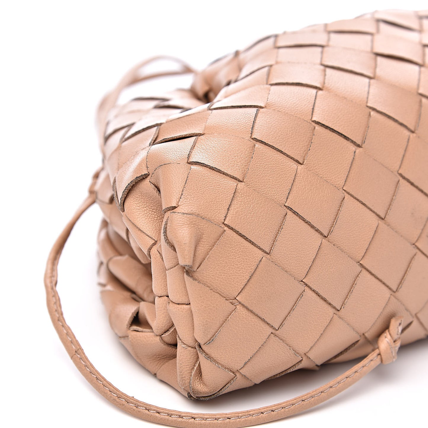 Nappa Intrecciato The Mini Pouch Almond