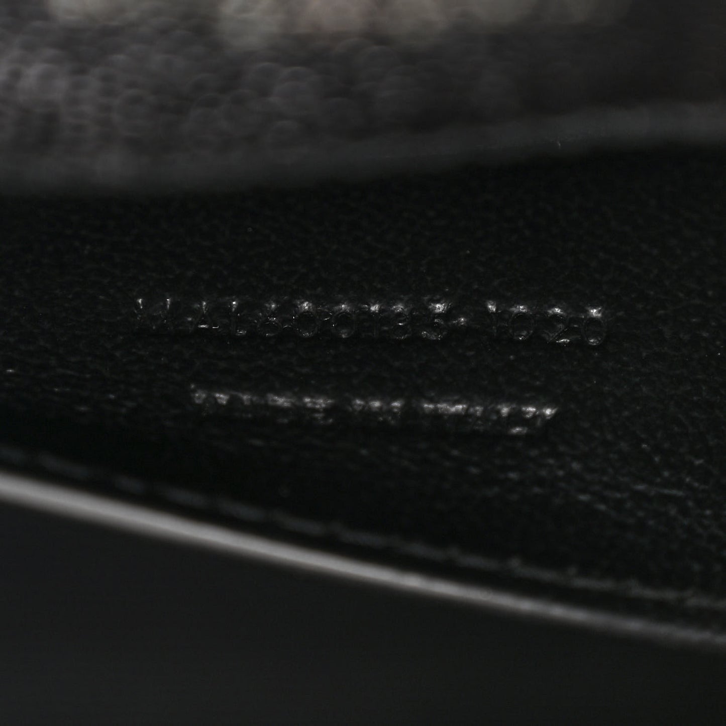 Grain De Poudre Textured Mixed Matelasse Triquilt Medium Monogram Monochrome Satchel Black