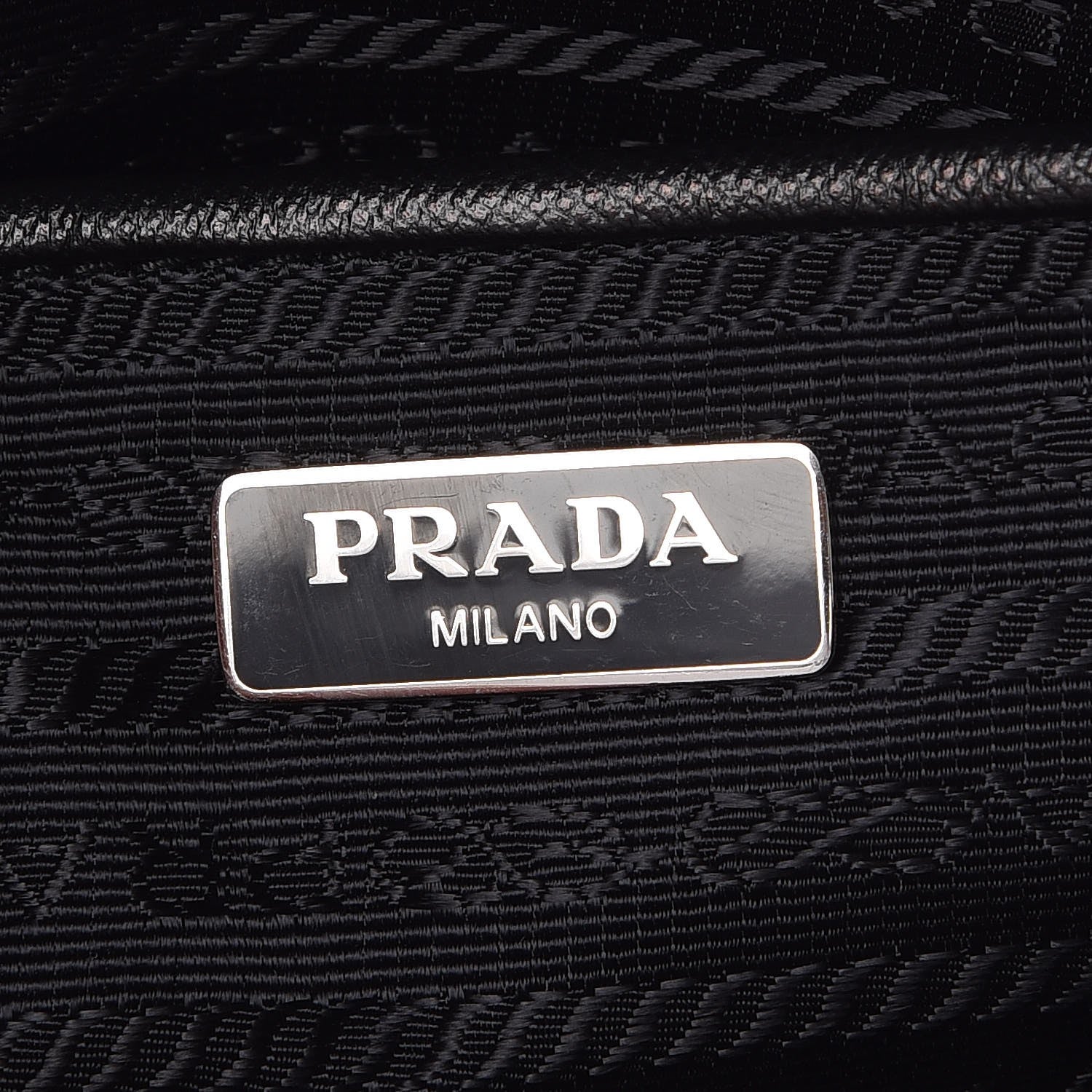 Prada Nylon Tessuto Impuntu Quilted Crossbody Bag Black 6 of 7