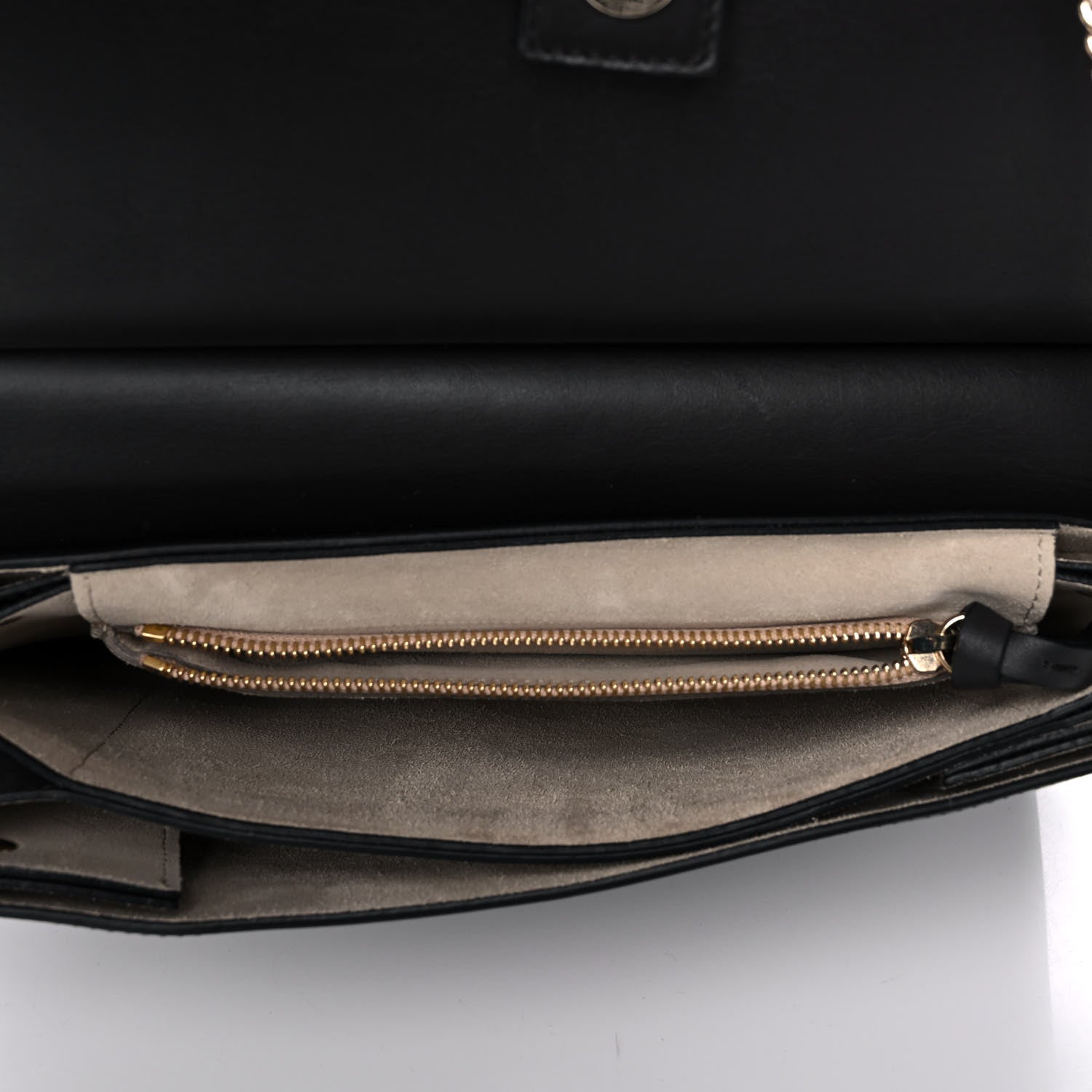 Chloe Suede Calfskin Medium Faye Shoulder Bag Carbon Grey 5 of 10