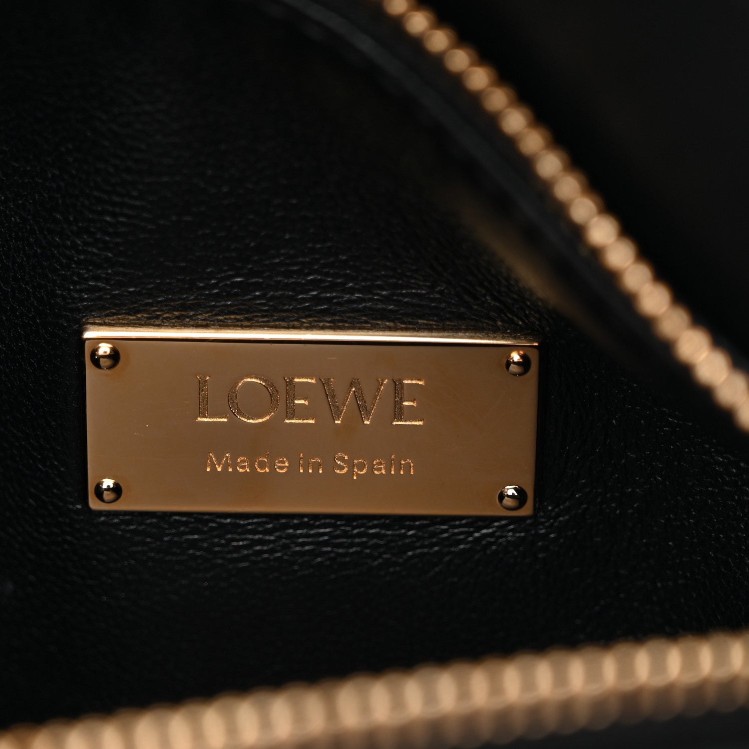 Loewe Nappa Lambskin Featherlight Mini Puzzle Bag Black 6 of 9