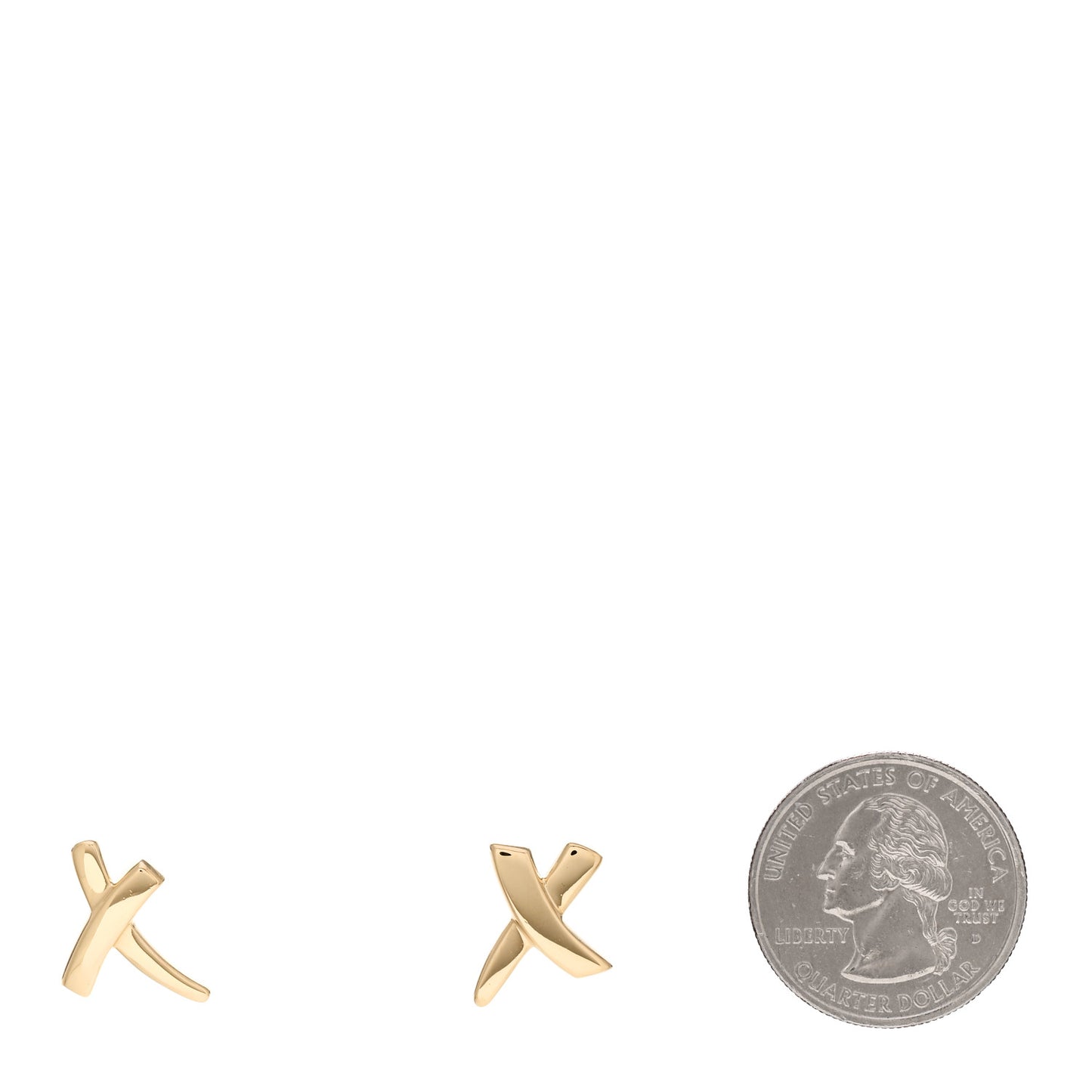18K Yellow Gold Paloma's Graffiti X Earrings