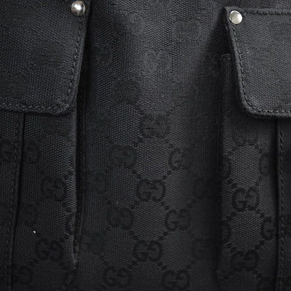 Gucci Monogram Large Pocket Hobo Black 9 of 9