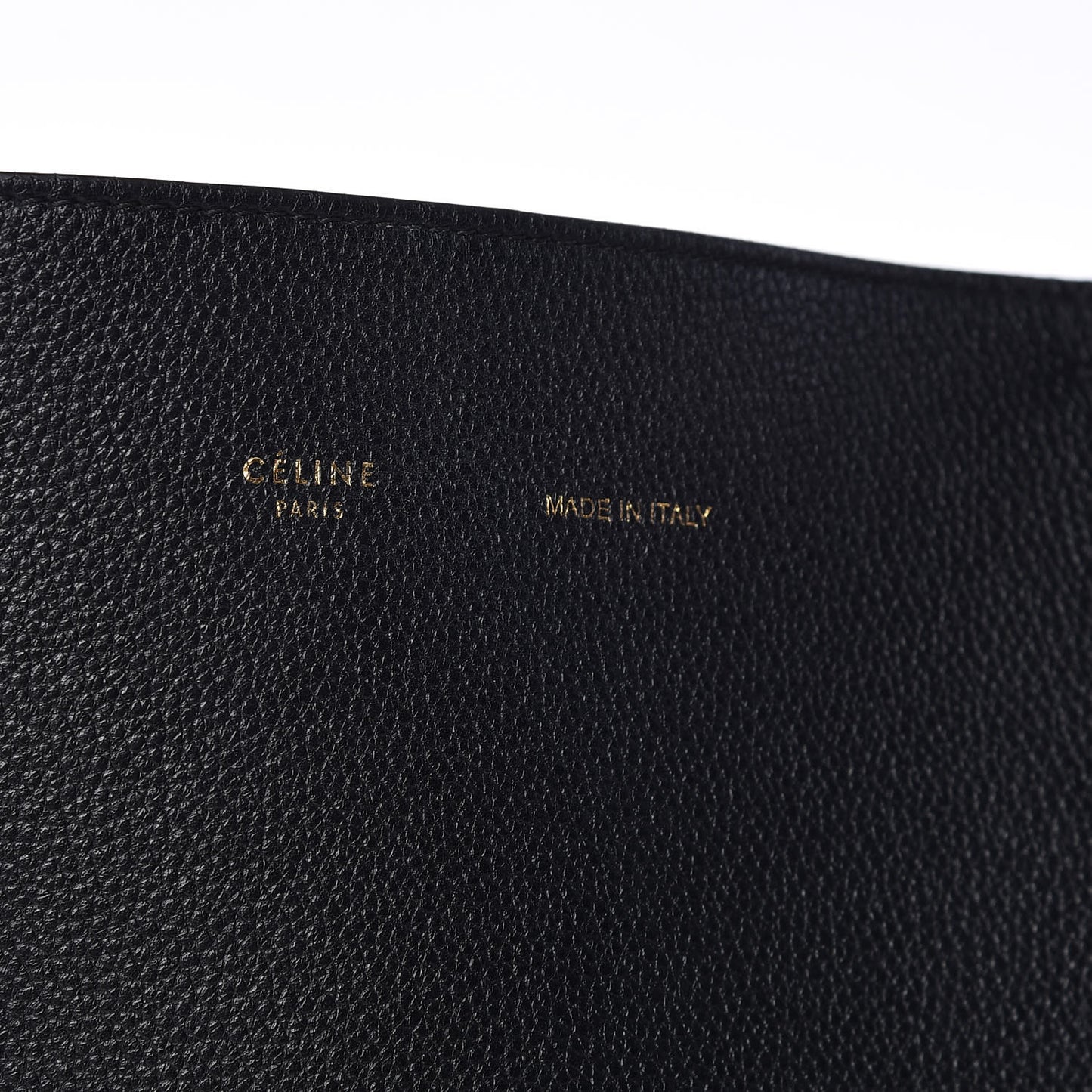 Soft Grained Calfskin Small Belt Cabas Phantom Black