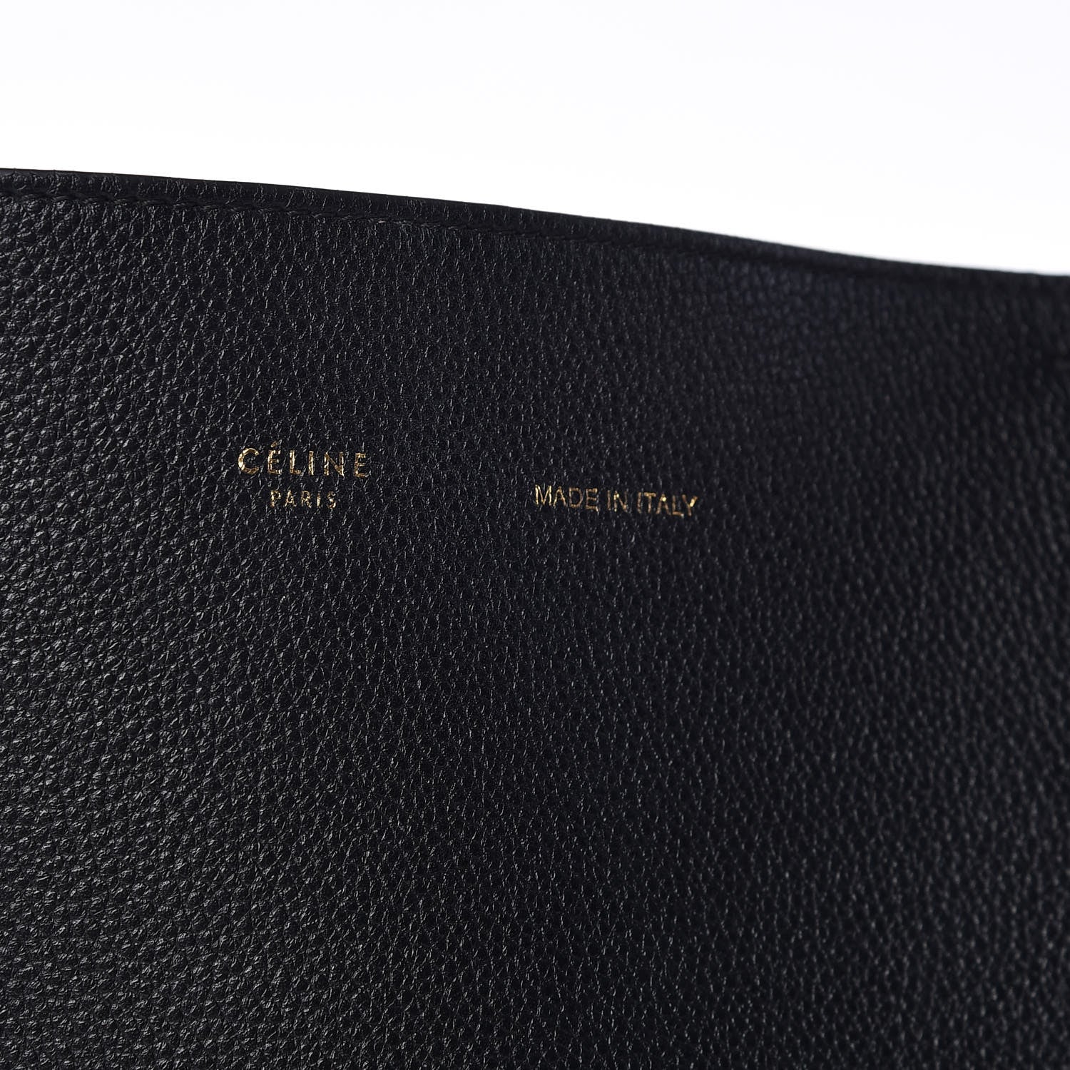 Celine Soft Grained Calfskin Small Belt Cabas Phantom Black 7 of 16