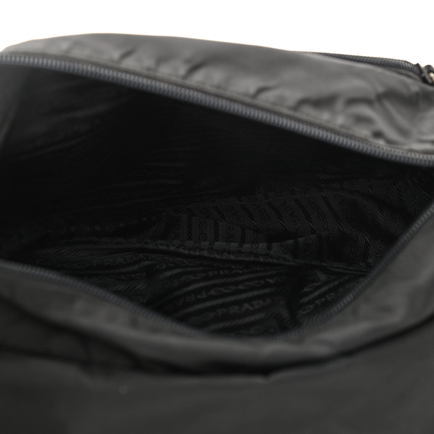Tessuto Nylon Vela Messenger Bag Black