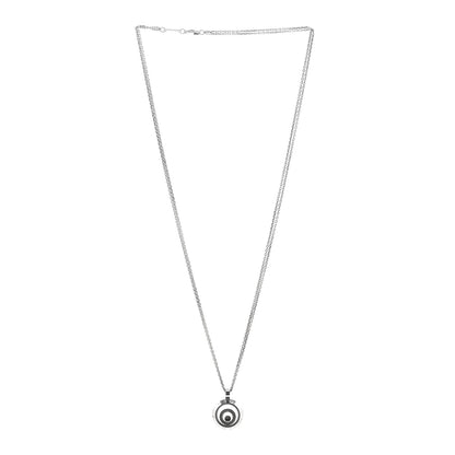 Chopard 18K White Gold Diamond Happy Spirit Pendant Necklace 3 of 4