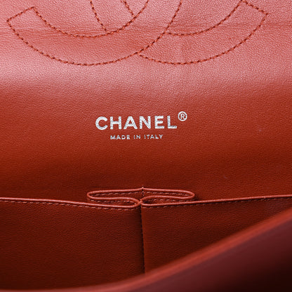 Chanel Caviar Quilted Maxi Double Flap Dark Orange 5 of 15