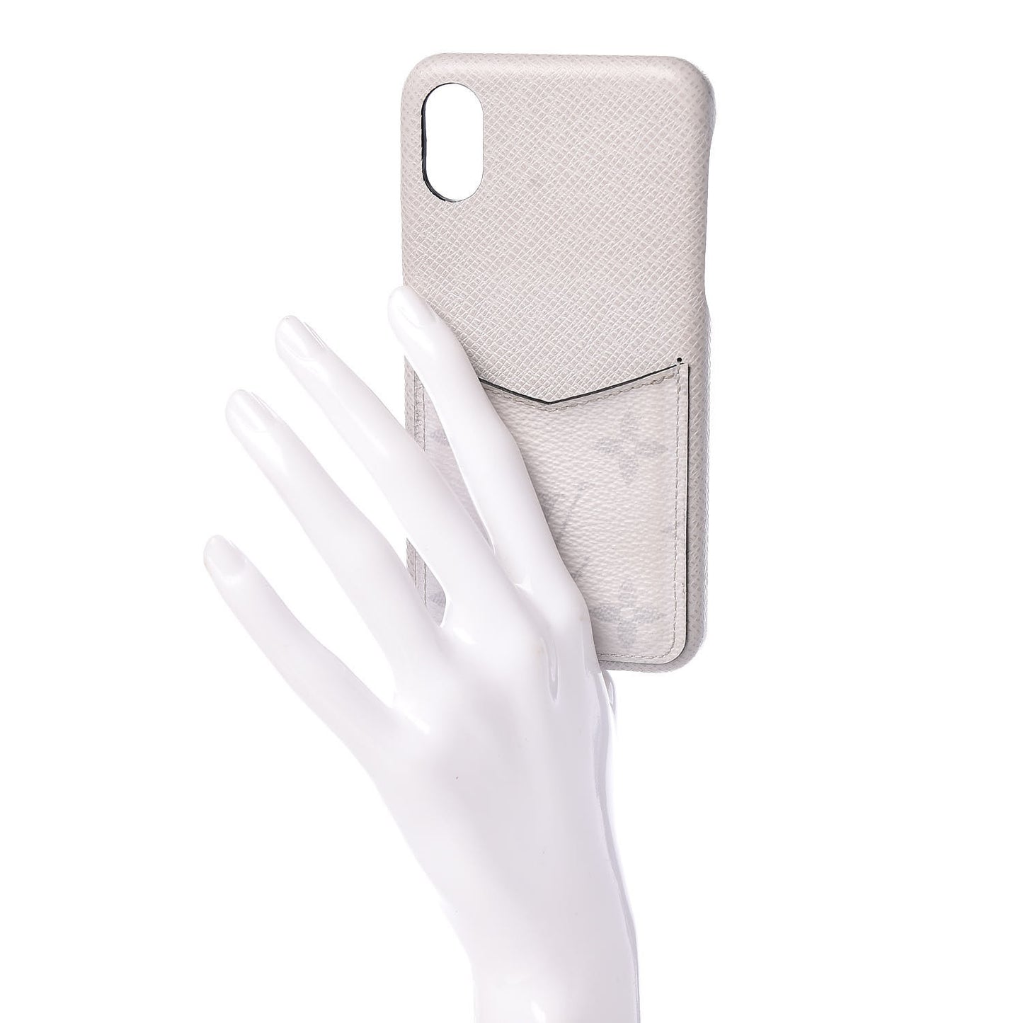 Monogram Taiga iPhone X/XS Bumper White