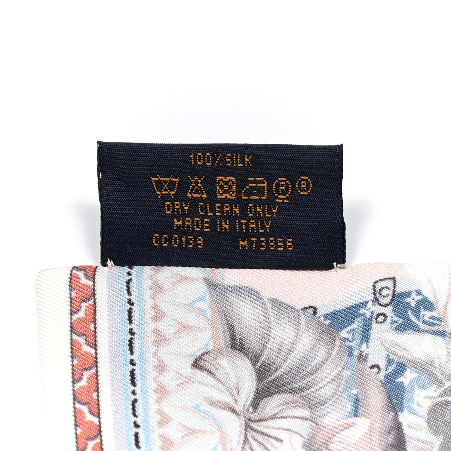 Louis Vuitton Silk Voyage Extraordinaire Bandeau Blue Grey 5 of 5