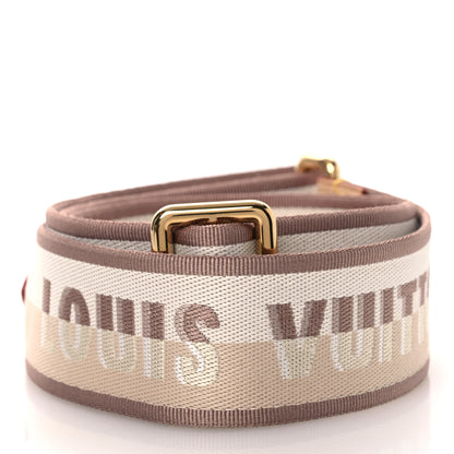 Louis Vuitton Jacquard Speedy Bandouliere 20 Shoulder Strap Beige 2 of 4