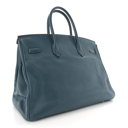 Hermes Swift Birkin 35 Bleu De Prusse 3 of 16