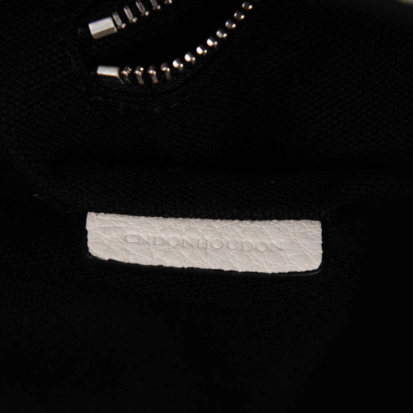 Mega Check Grained Calfskin Medium Harcourt Satchel White