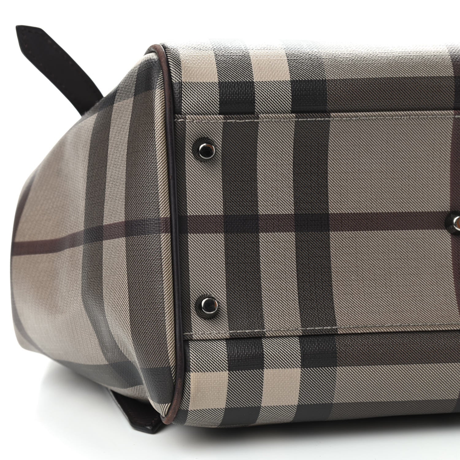 Burberry Smoked Check Small Canterbury Tote Anthracite 9 of 11