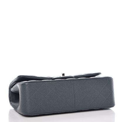 Chanel Caviar Quilted Jumbo Double Flap Dark Grey 4 of 9