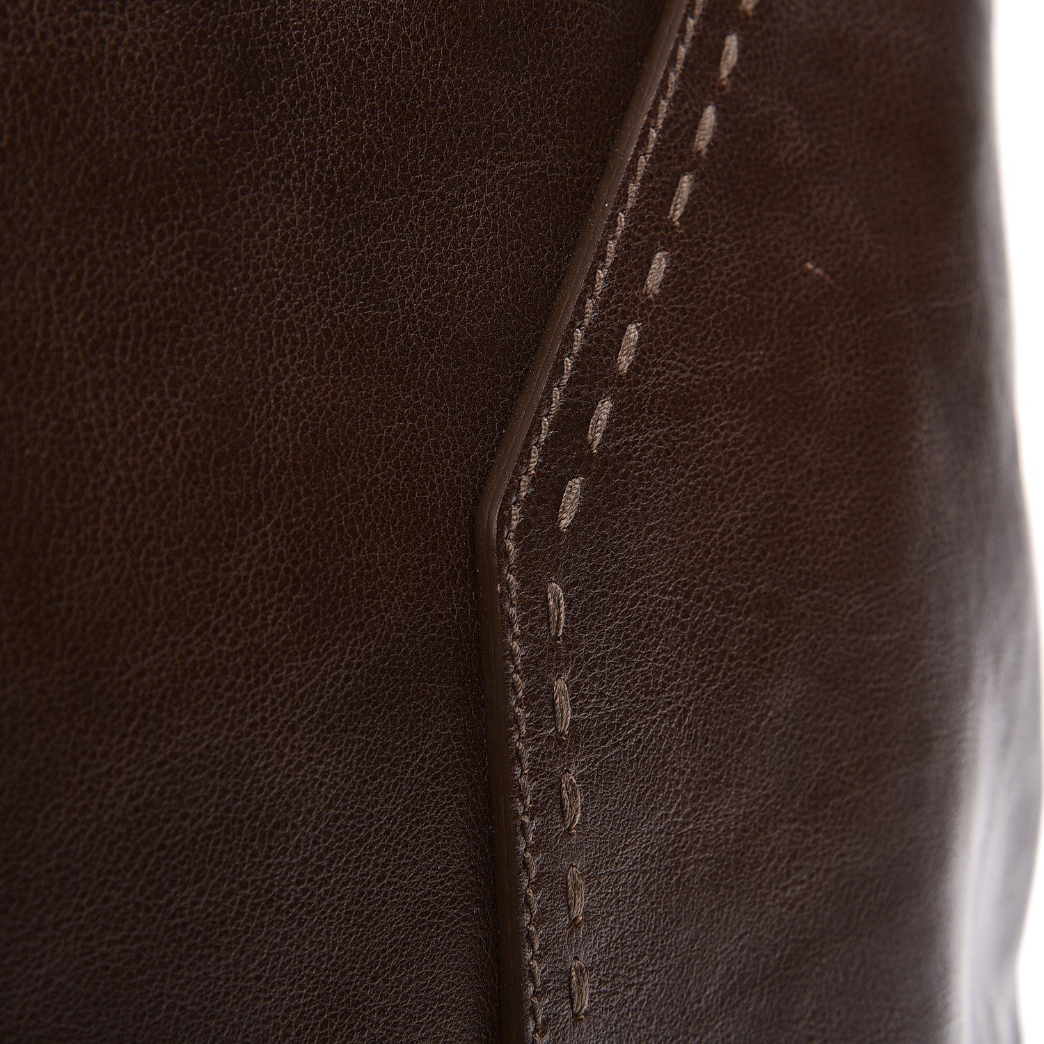 Saint Laurent Calfskin Oversized Muse Dark Brown 10 of 17