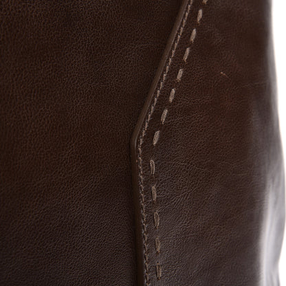 Saint Laurent Calfskin Oversized Muse Dark Brown 10 of 17