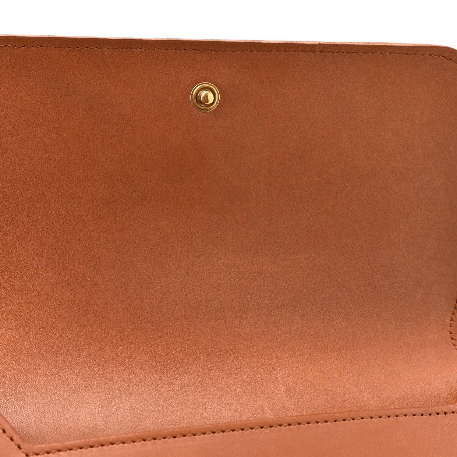 Saint Laurent Shearling Monogram Phone Holder Crossbody Brown 10 of 10