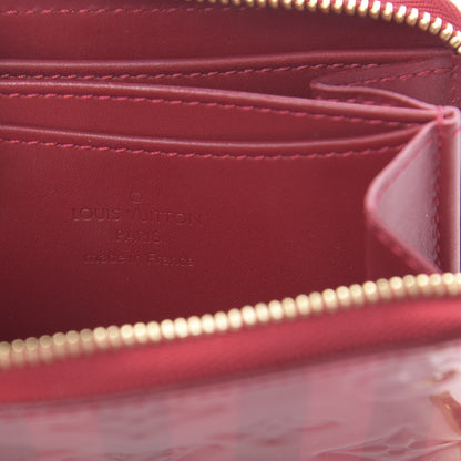 Louis Vuitton Vernis Rayures Zippy Coin Purse Pomme D'Amour 7 of 9