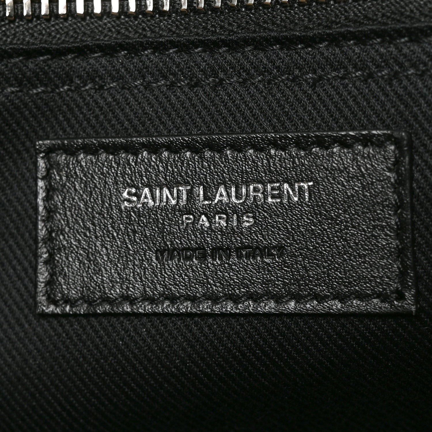 Saint Laurent Vitello Large Rive Gauche Tote Sea Salt 6 of 11
