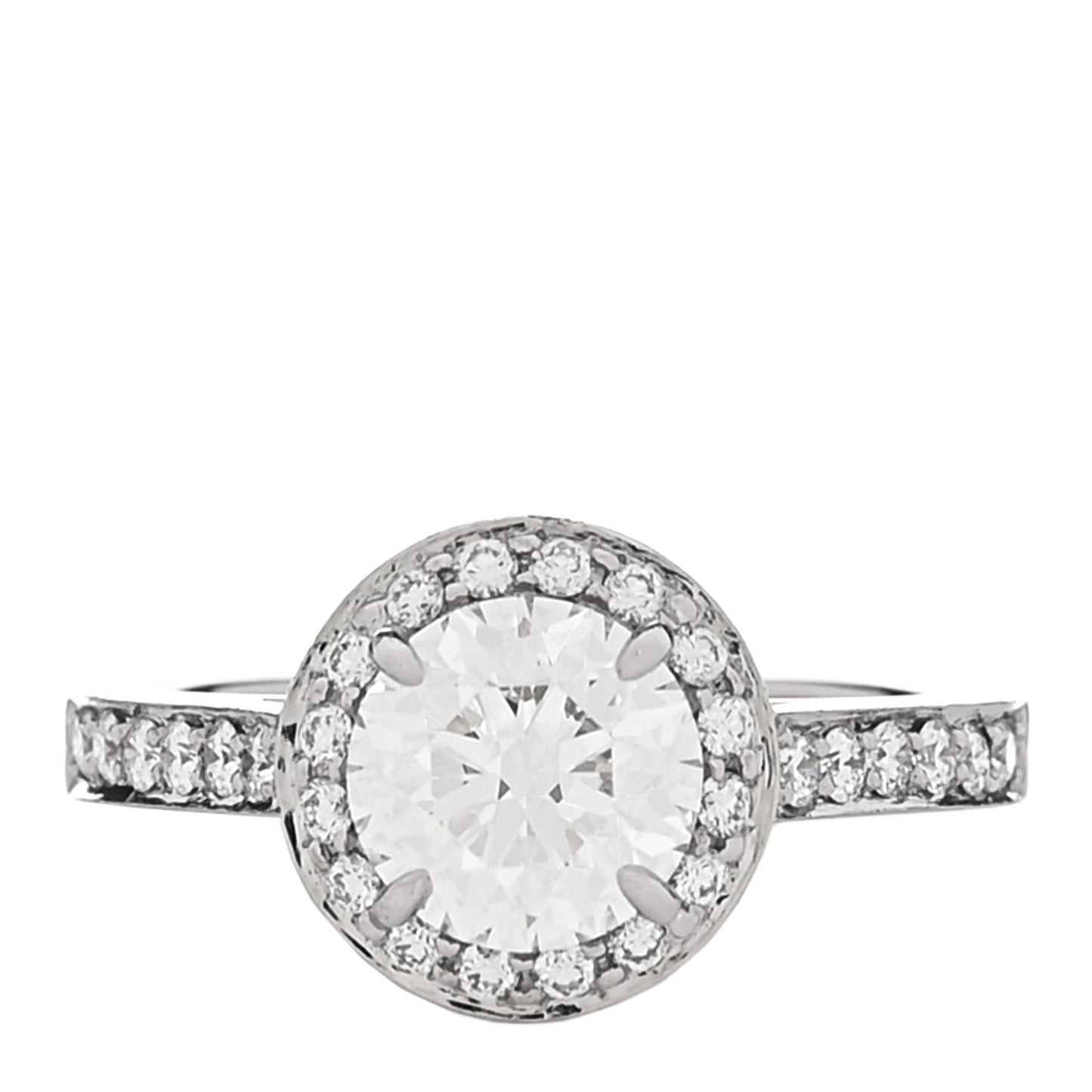 Platinum Diamond 1.06ct Soleste Round Brilliant Engagement Ring 46 3.75