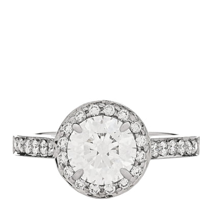 Tiffany Platinum Diamond 1.06ct Soleste Round Brilliant Engagement Ring 46 3.75 1 of 5