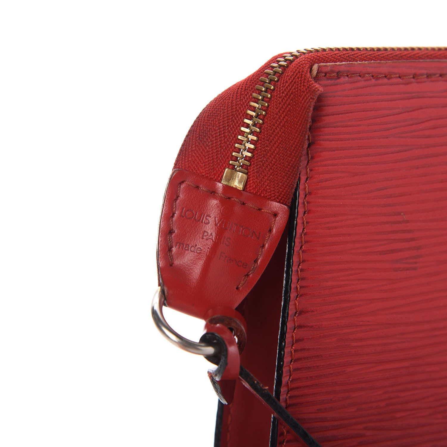Louis Vuitton Epi Pochette Accessories 24 Castillan Red 8 of 15