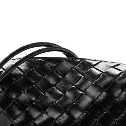 Bottega Veneta Nappa Intrecciato Metallic Knot Mini Loop Camera Bag Black 7 of 11