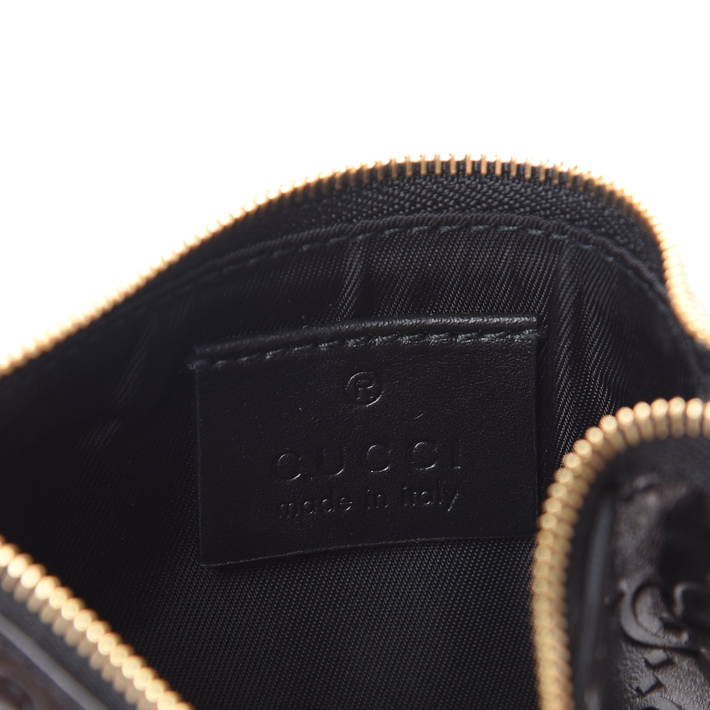 Guccissima Key Case Black
