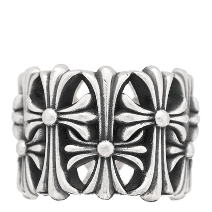 Chrome Hearts Sterling Silver Cemetery Cross Ring 57 8 3 of 4